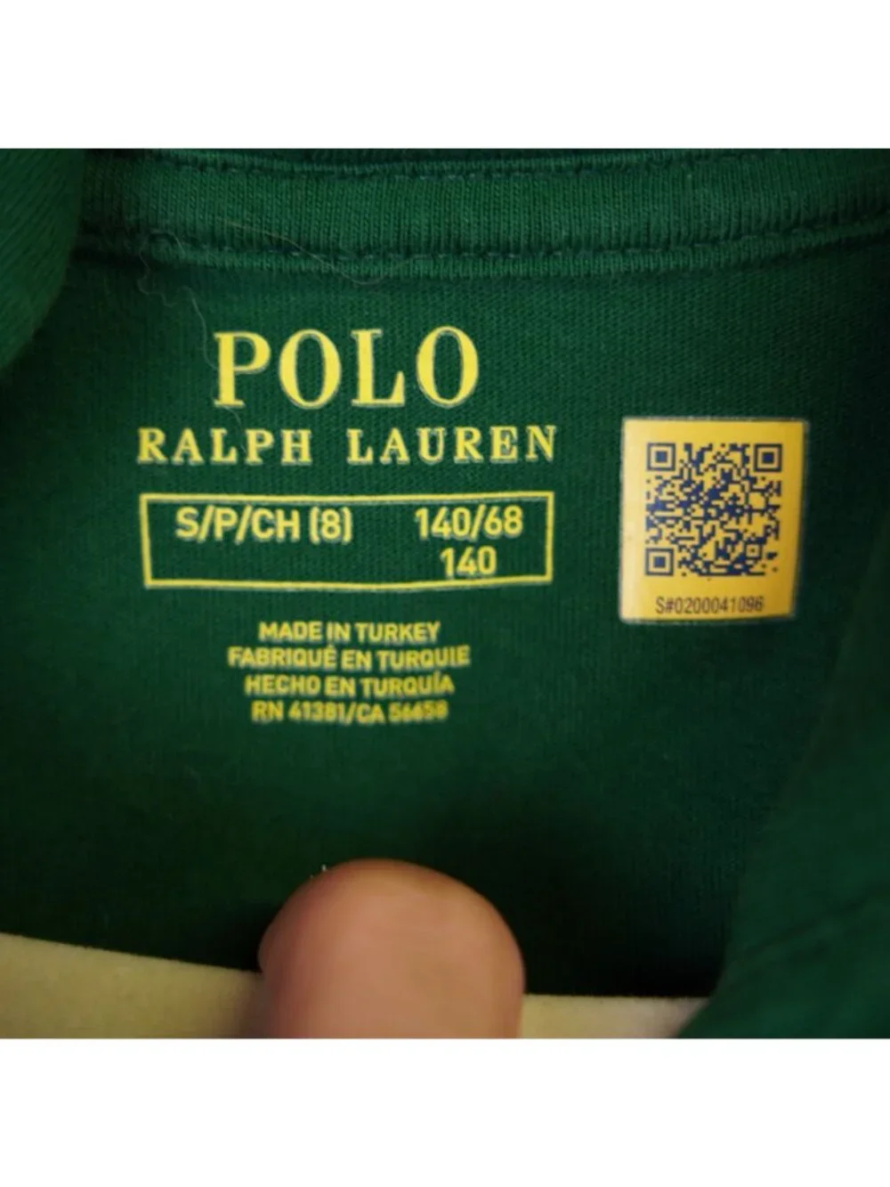 Polo Ralph Lauren Bear Cotton Jersey Hooded Tee Boys Small 8 Green Bear Print